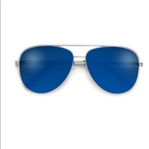 Blue Mirror Sunglasses